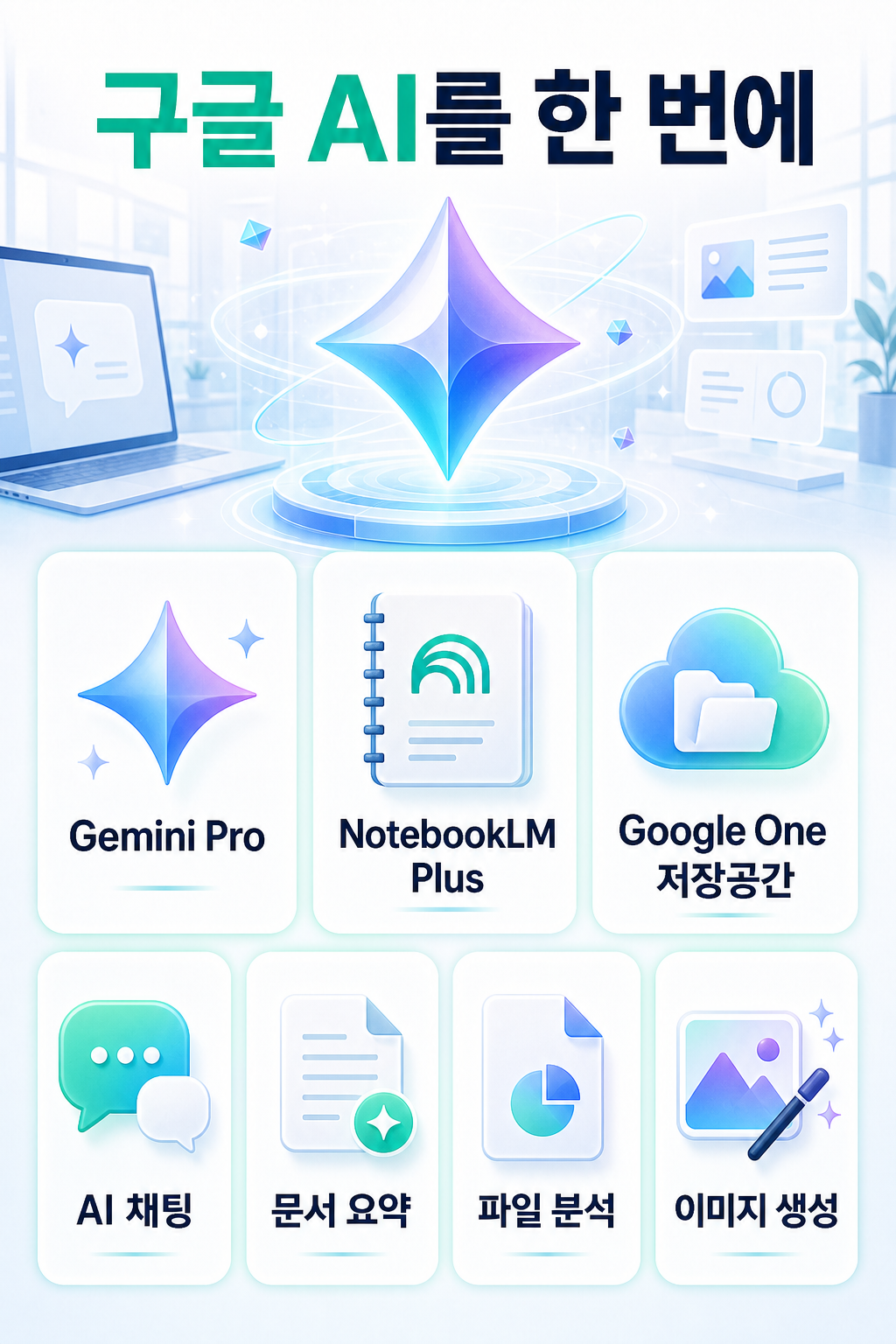 멤버모아 제미나이 프리미엄 AI 기능 상세 이미지